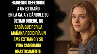 Una mujer ofreció su último dinero a un extraño en la caja defendiéndolo y a la mañana siguiente [upl. by Infeld]