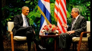 LIVE Raúl Castro officially welcomes Obama to Cuba [upl. by Aylsworth]