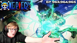 ODEN SETS SAIL WHITEBEARD VS ROGER One Piece Episodes 963 964 965 Reaction Wano Week 2 1 [upl. by Clea]