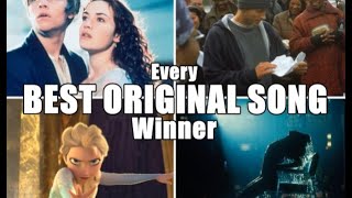 Every Best Original Song Oscar winner 1934  2023 [upl. by Allenrac579]