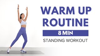 8 MIN BEST WARM UP EXERCISES BEFORE WORKOUTS [upl. by Erickson]