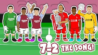 😂72 THE SONG😂 Aston Villa vs Liverpool 2020 Parody Goals Highlights [upl. by Ricky]