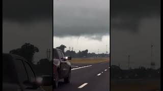 Tornado trying to form Navasota TX 51624 [upl. by Fay680]