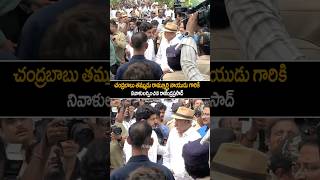 rajendraprasad Visuals At chandrababu Brother House nararohit naralokesh shorts ytshorts [upl. by Yolanthe]