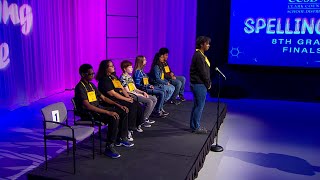 Spelling Bee 20232024 Finals  Clark County School District [upl. by Batha811]