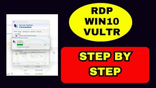 CARA MEMBUAT RDP WIN 10 DI VULTR 2024  RDP VULTR [upl. by Rramahs]