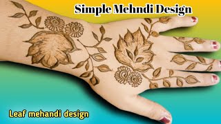 Beautiful back Hand mehandi design mehndi kpmehandiart mehandiart mehndidesign virallatest [upl. by Inahpit119]