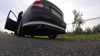 Volvo S40II 25 Turbo T5 TME Exhaust Sound [upl. by Enerak]