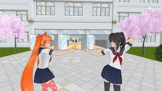 Yandere Simulator  Rock Paper Scissor Game With Ayano Vs Osana [upl. by Lirrehs]