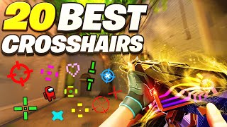 20 BEST Crosshairs in Valorant 2024 PROS USE THESE 🏆 [upl. by Cori876]