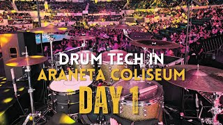 Drum Tech POV Day 1 at SB19 Anniversary Celebration [upl. by Sorkin665]