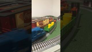 Model Train Crash shorts memes derailment hoscale conrail csx modeltrains [upl. by Jansson405]