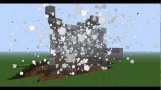 Silverfish Stone Explosion Demonstration  Minecraft [upl. by Weywadt]