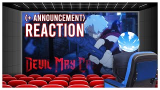 reacting to the new DEVIL MAY CRY anime trailer  ANNOUNCEMENT [upl. by Charisse]