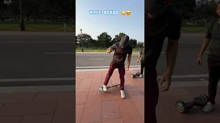 New Type of Skateboard with just 2 Wheels this is known as Waveboard [upl. by Biddick516]