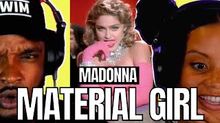 🎵 Madonna  Material Girl REACTION [upl. by Nodnrb]