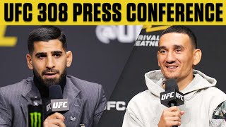 UFC 308 PreFight Press Conference  ESPN MMA [upl. by Ayikin]