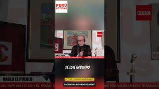 RICARDO BELMONT CUESTIONA LAS REACCIONES FALSAS ANTE LA MUERTE DE ALBERTO FUJIMORI [upl. by Kcirtapnaes949]