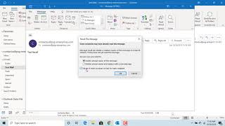 How to Recall sent email message in Outlook  Office 365 [upl. by Viglione]