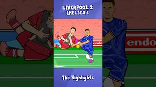 Liverpool vs Chelsea in 40 seconds⏱️ liverpool chelsea football [upl. by Pinckney]