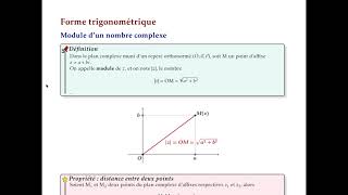 Module et argument dun nombre complexe [upl. by Placida]