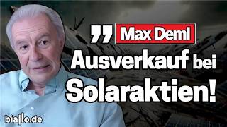 SMA Solar Aktie Minus 70 Prozent – und jetzt  Interview mit Max Deml zu SolarAktien [upl. by Naawaj]