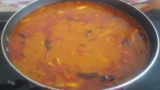 Nethili fish curry with mango  nethili meen kulambu  Nethili Kuzhambu [upl. by Netti]