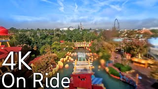 4K Dudley DoRights Ripsaw Falls  On Ride 2022  Universal Orlando Resort  Islands of Adventure [upl. by Dwan]