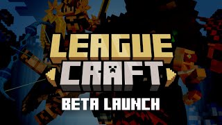 LEAGUE OF LEGENDS is now in MINECRAFT LeagueCraft Beta Launch  A Minecraft Multiplayer Map [upl. by Hudgens413]