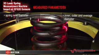 3D Laser Spring Measurement Machine [upl. by Adnohsek]