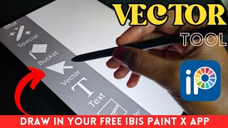 IBIS PAINT X  Everything about the new VECTOR TOOL in IBIS PAINT X for Beginners [upl. by Joachima961]