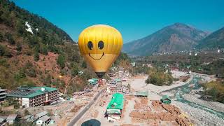 Hot Air 🔥 Balloon 🎈 Ride in Manali [upl. by Yrtneg]