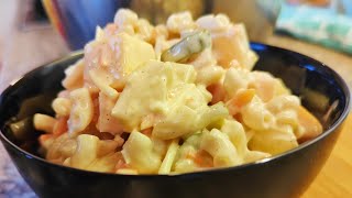 Pinoy style Chicken Macaroni Salad [upl. by Orthman]