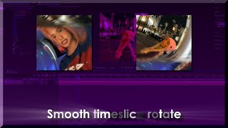 Timeslice smooth rotate Tutorial  After Effects [upl. by Theodosia]