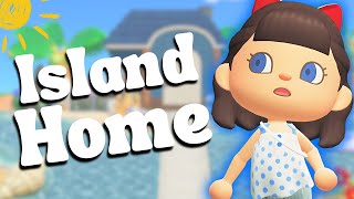 Cozy Island Villager Home  British Coastal Summer Tropical Island  Animal Crossing New Horizons [upl. by Lednik]