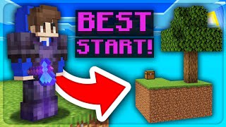 The Best Start  Minecraft Skyblock  AkumaMC [upl. by Cart]