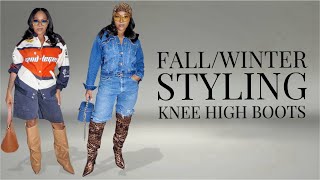 How To Style Boots 2024  How To Wear Knee High Boots  Styling Long Boots  Personal Style [upl. by Havard]