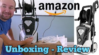 Amazon Wesoky Sasulq Electric Pressure Washer Max 3500 PSI Review amp Unboxing [upl. by Samale805]