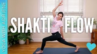 Shakti Power Flow  Yoga With Adriene [upl. by Krischer]