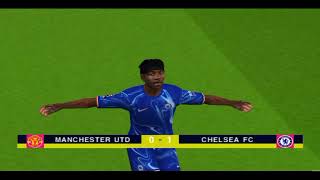 🔴MUnited vs Chelsea🔵 J10 Premier League 2425  Simulación  Efootball PPSSPP [upl. by Sidonia]