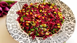 Şalgamlı Bulgur Salatası Nasıl Yapılır  3 Adımda Salatanız Hazır😍 [upl. by Akimak132]