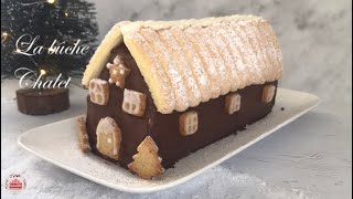 Recette de la bûche de Noël chalet [upl. by Sylvester]