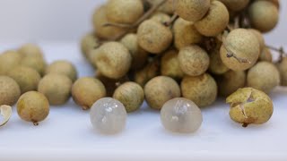 How to eat Longan fruit  What does Longan Taste like [upl. by Bowra]