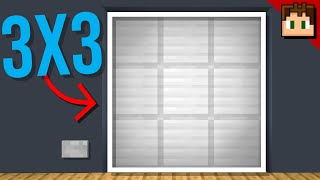 The NEW 3X3 PISTON DOOR Minecraft Bedrock 121 Tutorial [upl. by Macdermot348]