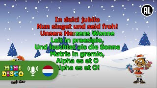 IN DULCI JUBILO  Kerstliedjes  Karaoke  Minidisco [upl. by Schellens]