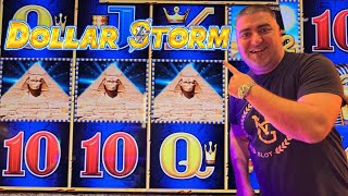 So Many BONUSES On High Limit Dollar Storm Slot Machine [upl. by Abramson303]