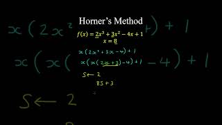 Horners Method  Discrete Mathematics [upl. by Aznaed]