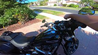 700 miles on new Sport Glide 2018 Harley Davidson My upgrades Second weekend ride in Florida [upl. by Aihsenad930]