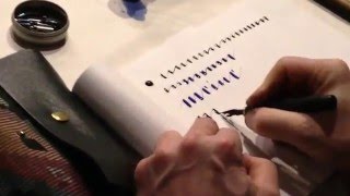 17 Curso de caligrafía con el mejor Profesor de Alemania primeros pasos [upl. by Urdna]