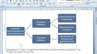 Change the Colors of an Organization Chart  Word 2010 [upl. by Omocaig]